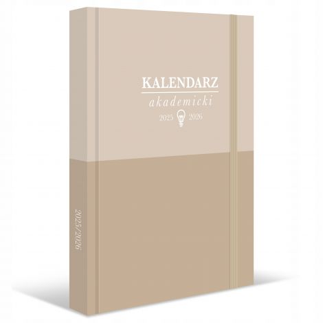 Kalendarz akademicki B5 z gumką 2025/2026 WYPRZEDAŻ