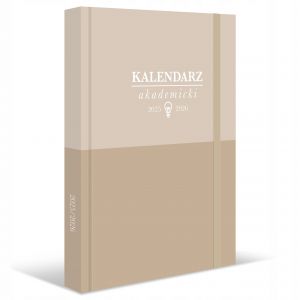Kalendarz akademicki B5 z gumką 2025/2026 WYPRZEDAŻ