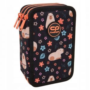 Piórnik składany Coolpack Jumper 3k, Kapibara z wyposażeniem