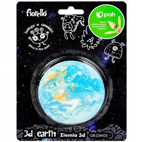 Naklejka Fluorescencyjna 3D Ziemia