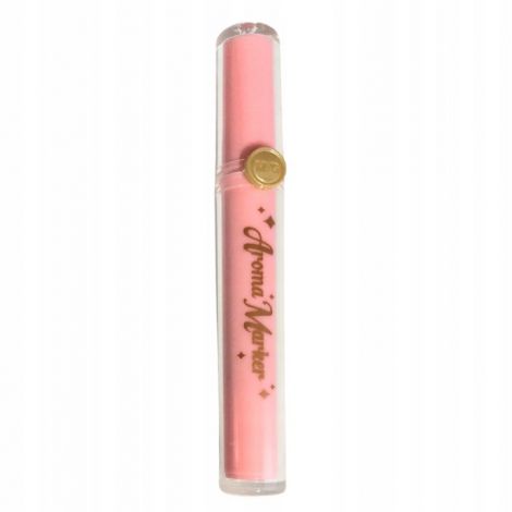 Marker zapachowy brokatowy 1-4mm ścięty RÓŻOWY JASNY zapach Czerwone Jabłko
