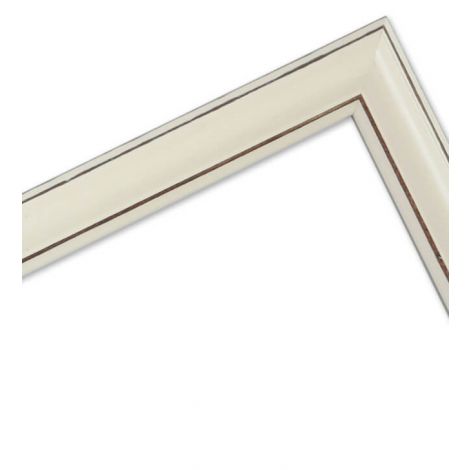 Ramka drewniana Icar DRI P 1 Kremowa, 13x18cm - 2