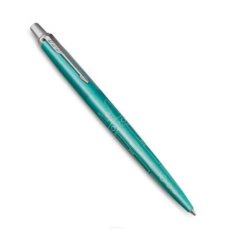 Długopis Parker Jotter Global Icons Miami turkusowo-srebrny