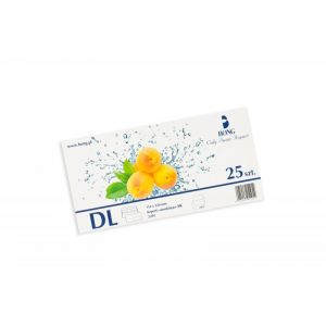 Koperty DL Białe, 25szt