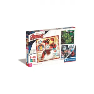 Puzzle Clementoni 3x48el Avengers Marvel Super Kolor