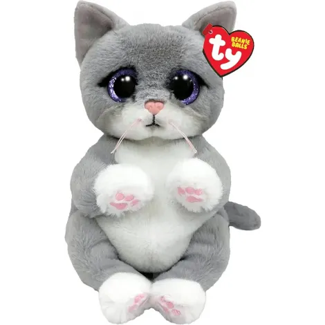 Maskotka Beanie Bellies ''Morgan" kot biało-szary, 15cm Ty