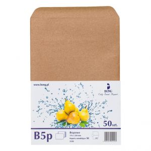 Koperty Bong B5 Brązowe, 50szt
