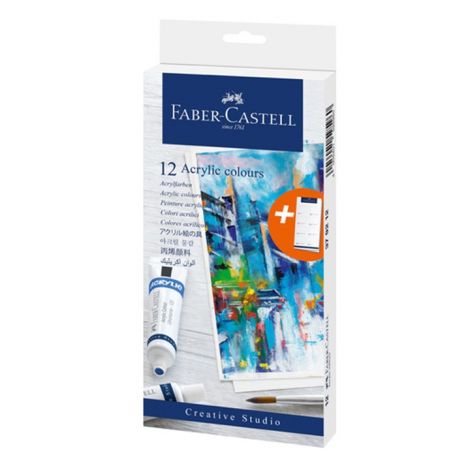 Farby akrylowe zestaw 12kol x 20ml Creative Studio
