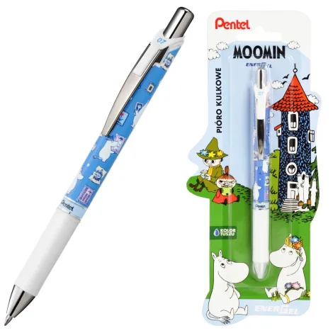 Pióro kulkowe EnerGel Muminki - Dom Muminka