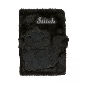 Notes na zapięcie Stitch Black Fluffy A5/80
