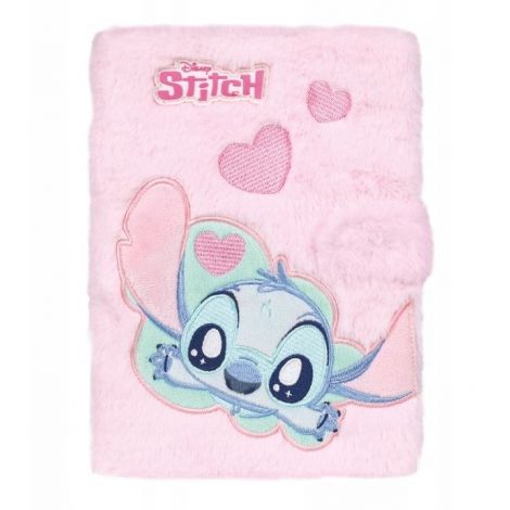 Notes na zapięcie Stitch Pink Fluffy A5/80