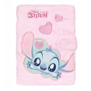 Notes na zapięcie Stitch Pink Fluffy A5/80