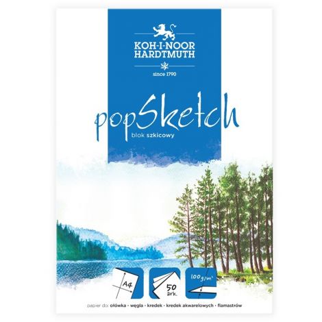 Blok Szkicowy KIN PopSketch A4/50/100g