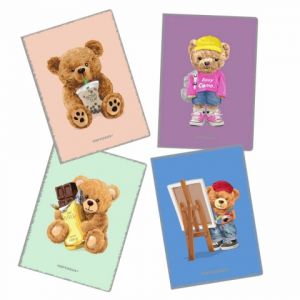 Zeszyt Narcissus Teddies A4/32/80g kratka