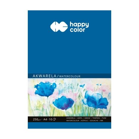 Blok do akwareli Happy Color A4/10/250g