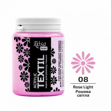 Farba do tkanin Koh-I-Noor Rosa 80ml Różowy j./Rose Light 08