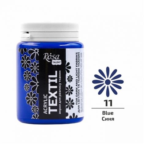 Farba do tkanin Koh-I-Noor Rosa 80ml Niebieski c./Blue 11