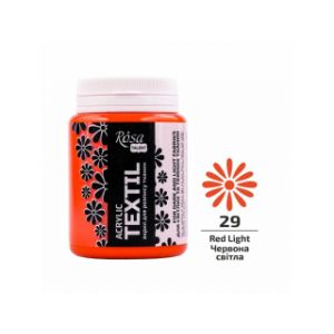 Farba do tkanin Koh-I-Noor Rosa 80ml Pomarańczowy/Red Light 29
