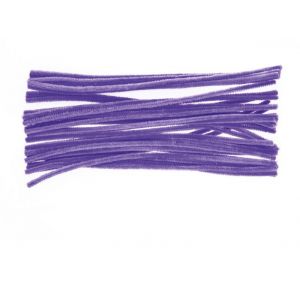 Druciki kreatywne Brewis 30cm Fioletowe, 40szt