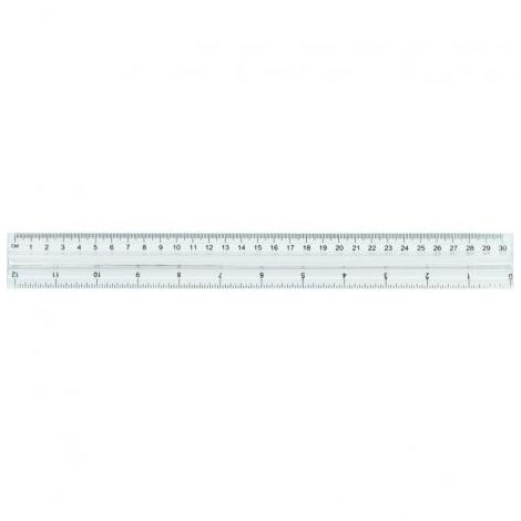Linijka GRAND z uchwytem plastikowa, 30cm