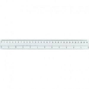 Linijka GRAND z uchwytem plastikowa, 30cm