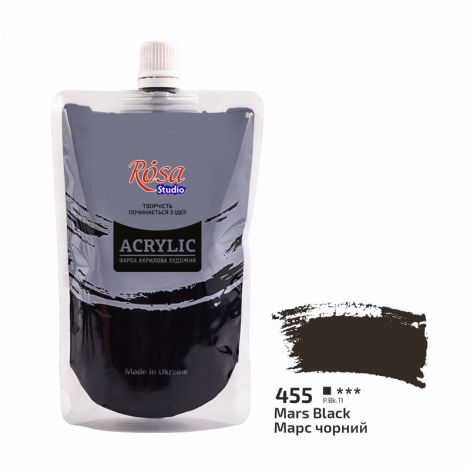Farba akrylowa Koh-i-Noor Rosa 200ml Czarna/Mars Black