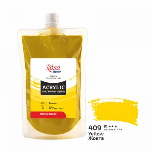 Farba akrylowa Koh-i-Noor Rosa 200ml Żółta/Yellow