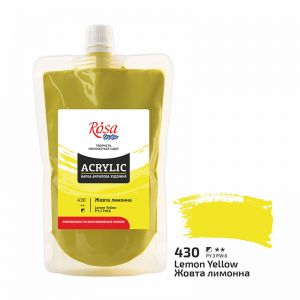 Farba akrylowa Koh-i-Noor Rosa 200ml Żółta/Lemon Yellow