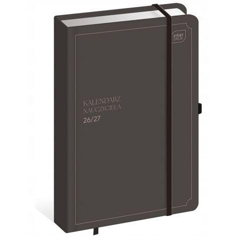 2026/2027 Kalendarz Nauczyciela Interdruk dzienny A5, Brown