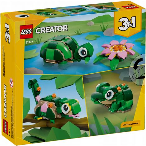 LEGO Creator 31377 Żółw i Kwiat Lilii Wodnej - 2