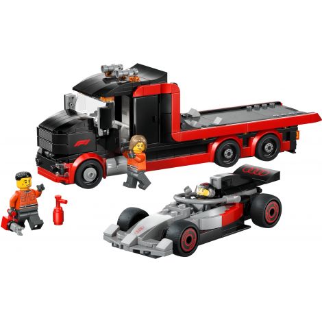 LEGO City 60493 Ciężarówka z Bolidem Audi F1 - 2