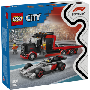 LEGO City 60493 Ciężarówka z Bolidem Audi F1