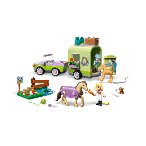 LEGO Friends 42695 Przyczepa z Koniem i Źrebaczkiem - 2