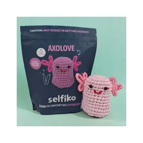 Zestaw do szydełkowania Selfiko Aksolotl Axolove - 3
