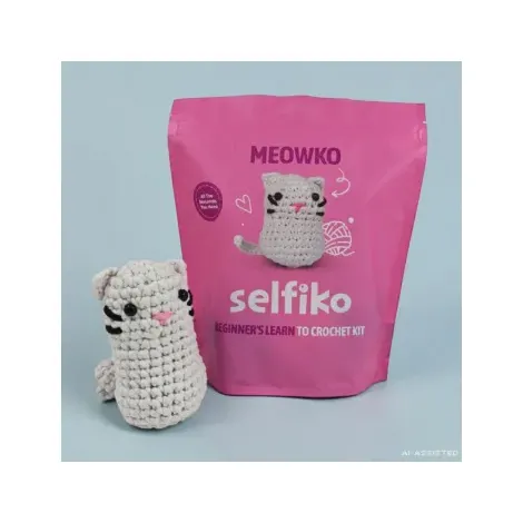 Zestaw do szydełkowania Selfiko Kotek Meowko - 3