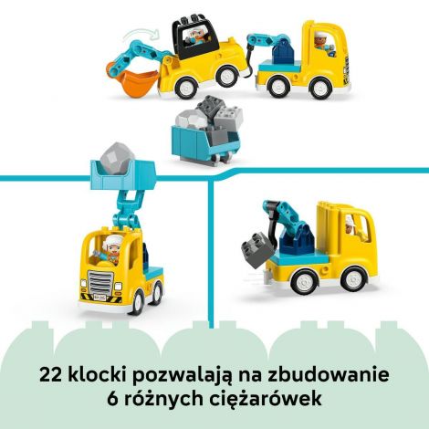 LEGO Duplo 10475 Maszyny Budowlane 3w1 - 3