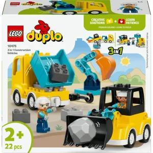 LEGO Duplo 10475 Maszyny Budowlane 3w1