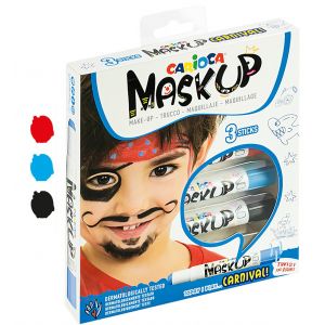 Kredki do twarzy Carioca MaskUp Carnival, 3 kolory