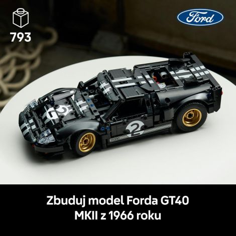 LEGO Technic 42223 Samochód wyścigowy 1966 Ford - 2