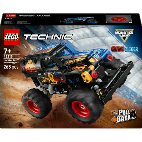 LEGO Technic 42219 Monster Jam Grave Digger Ogień