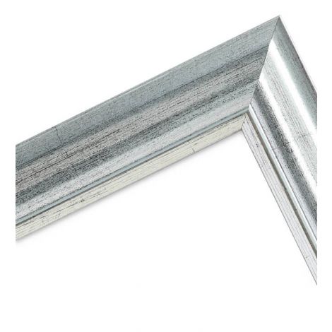 Ramka drewniana Icar DRL N Srebrna, 15x21cm - 2