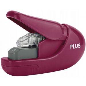 Zszywacz Pentel Plus, bezzszywkowy, bordowy