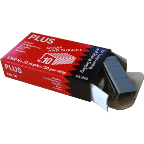 Zszywki Plus no.10/1000szt SS-010