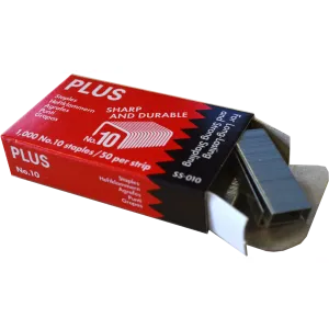 Zszywki Plus no.10/1000szt SS-010