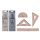 Zestaw Geometryczny Interdruk Academy w etui 4el