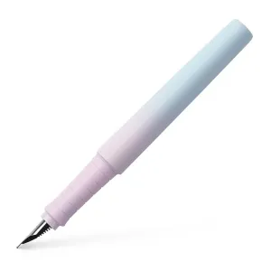 Pióro wieczne Faber-Castell Poly, gradient różowo-błękitny M