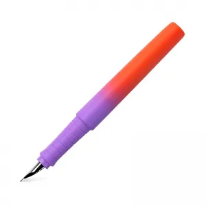 Pióro wieczne Faber-Castell Poly, gradient fioletowo-pomarańczowy M