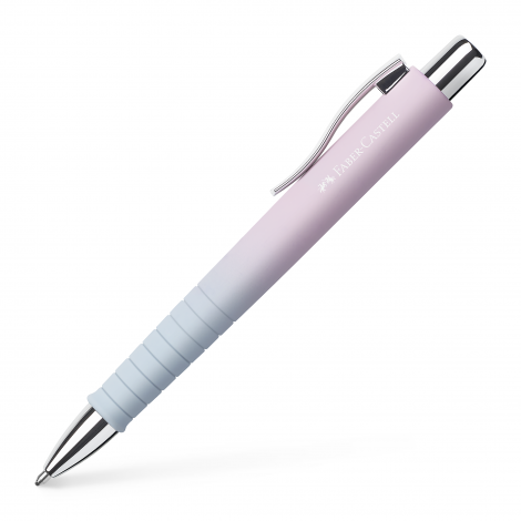 Długopis Faber-Castell Poly Ball, metalowy, gradient różowo-błękitny, XB