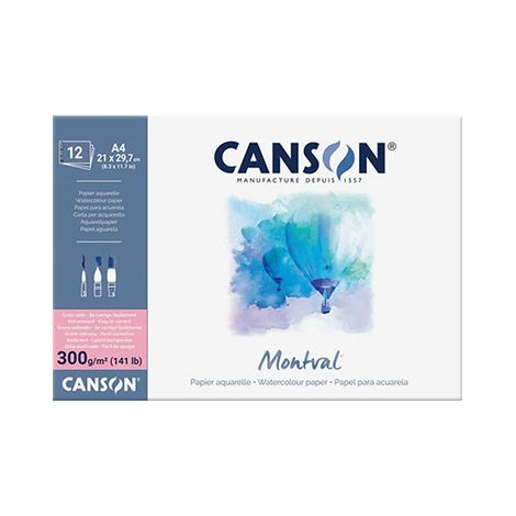 Blok do akwareli Canson Montval A4/12/300g [HP]