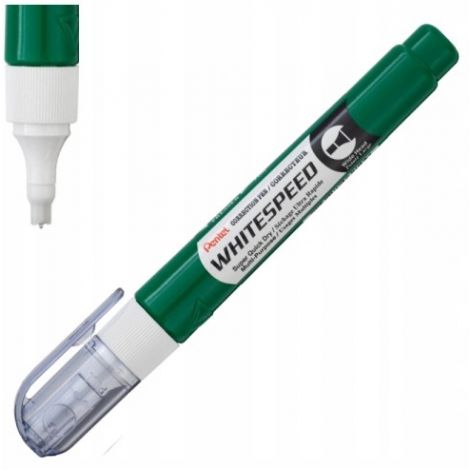 Korektor w piórze Pentel Whitespeed 7ml, szeroka końcówka